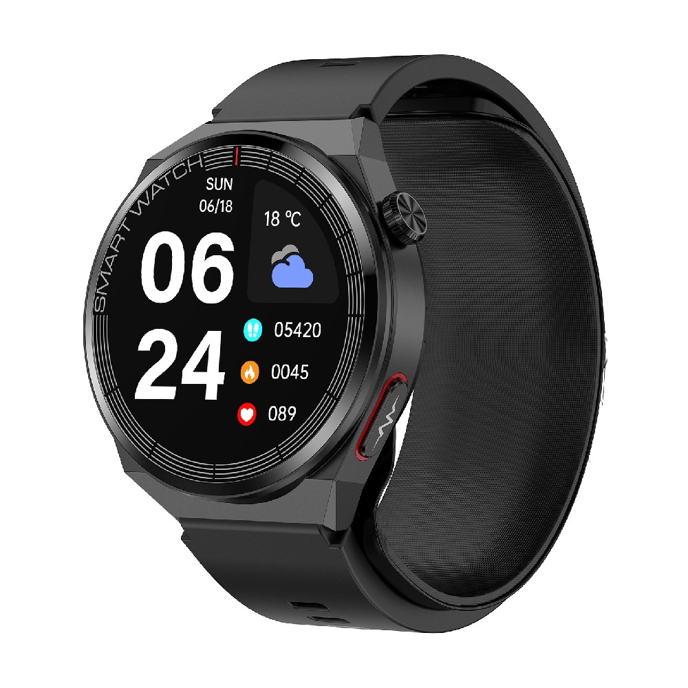 M11 (Healthwear) Airbag real blood pressure, blood sugar, blood lipid, blood oxygen, body temperature, uric acid, ECG smart watch